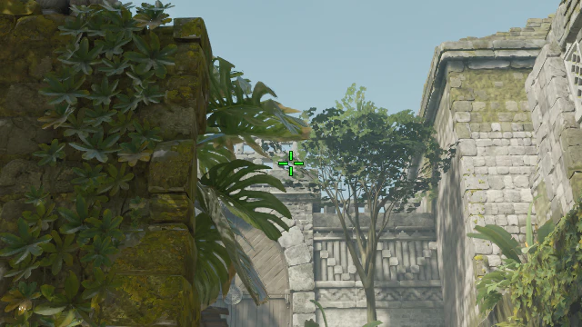 Where to aim before releasing the throw