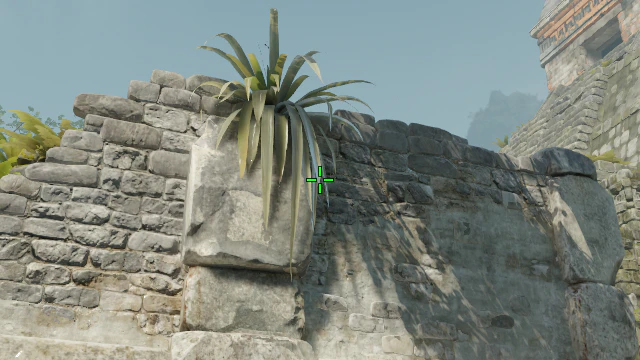 Where to aim before releasing the throw