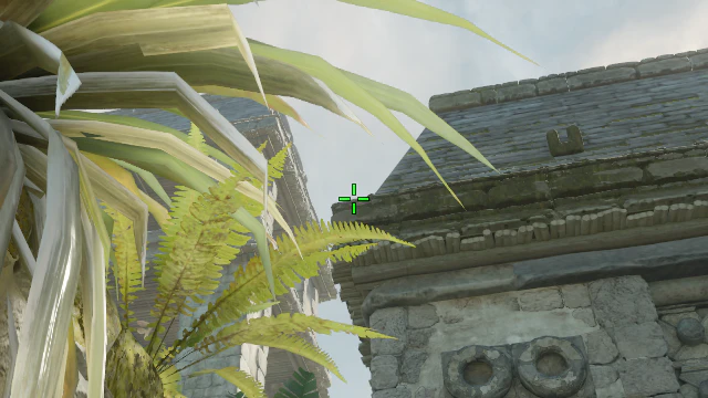 Where to aim before releasing the throw