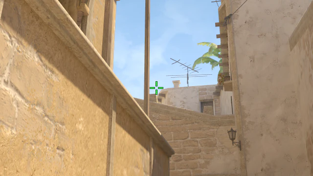 Where to aim before releasing the throw