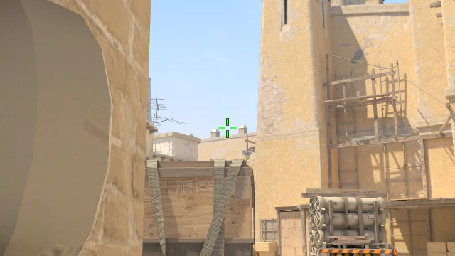 Where to aim before releasing the throw