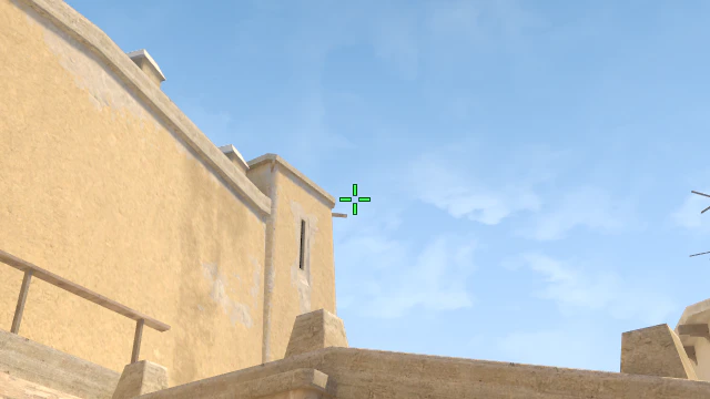 Where to aim before releasing the throw