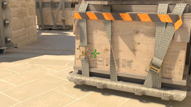 Where to aim before releasing the throw