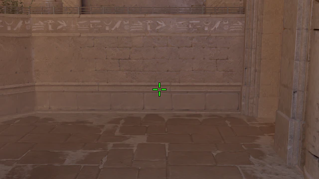 Where to aim before releasing the throw