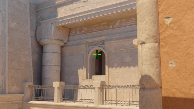 Where to aim before releasing the throw