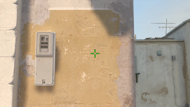Where to aim before releasing the throw