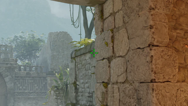Where to aim before releasing the throw