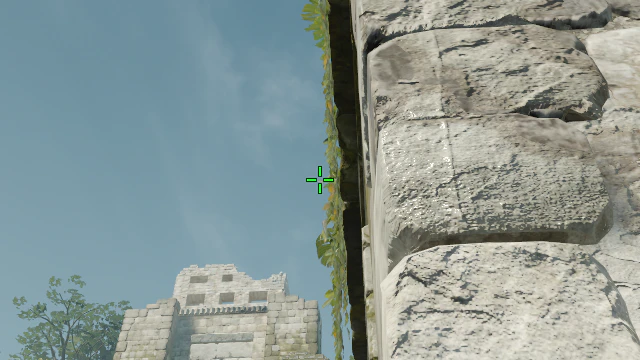 Where to aim before releasing the throw