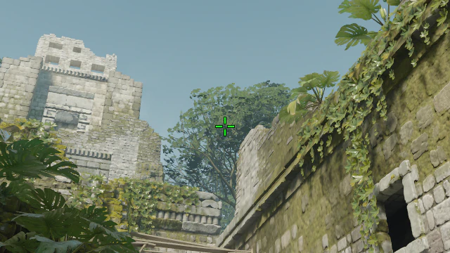 Where to aim before releasing the throw