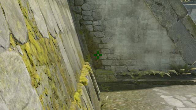 Where to aim before releasing the throw