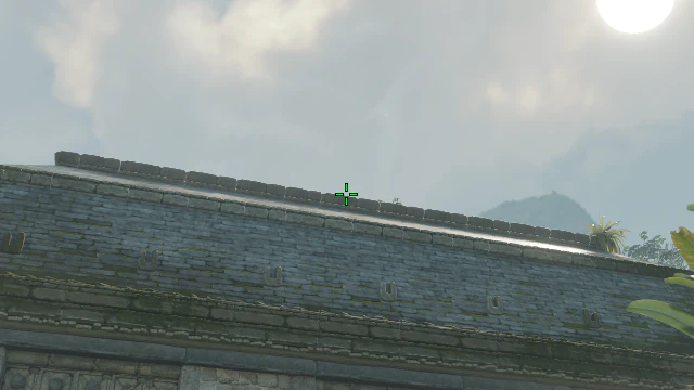 Where to aim before releasing the throw