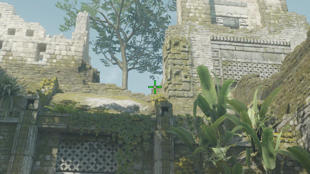 Where to aim before releasing the throw