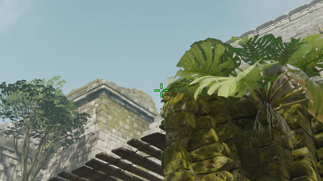 Where to aim before releasing the throw