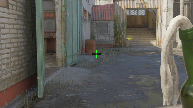 Where to aim before releasing the throw