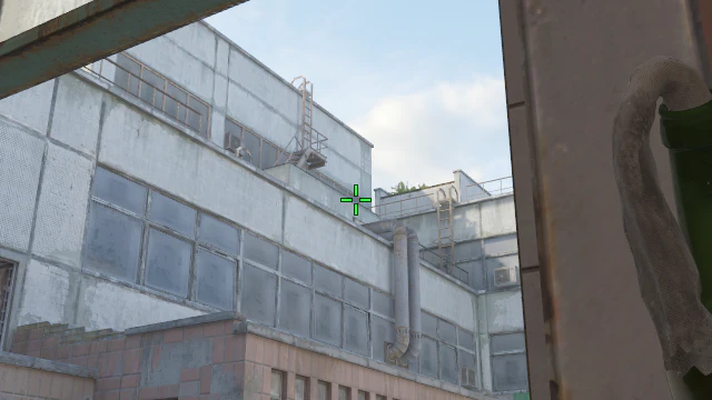 Where to aim before releasing the throw