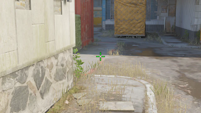 Where to aim before releasing the throw