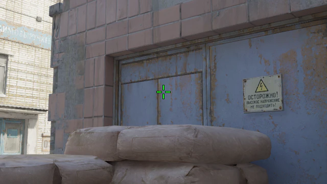 Where to aim before releasing the throw