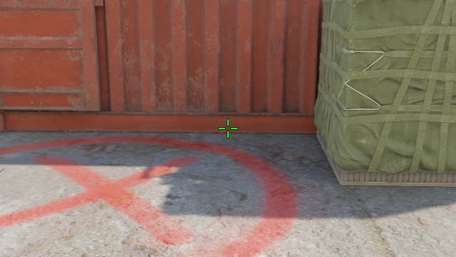 Where to aim before releasing the throw