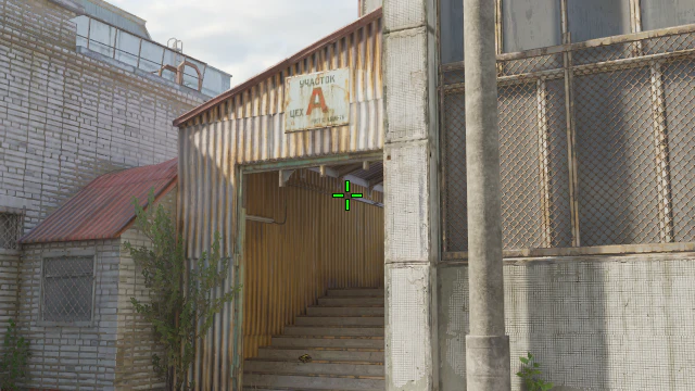Where to aim before releasing the throw