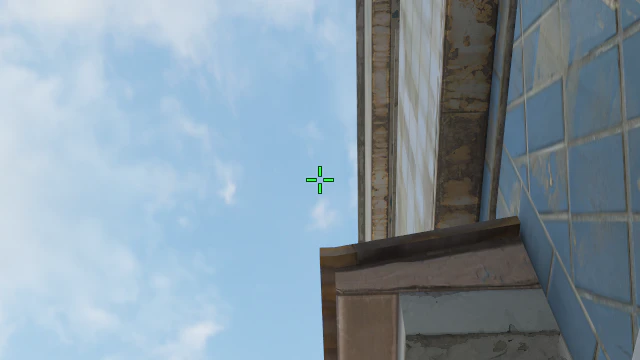 Where to aim before releasing the throw