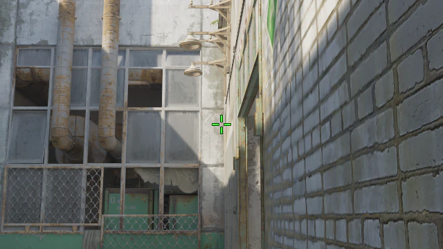 Where to aim before releasing the throw