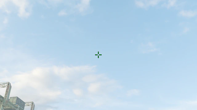Where to aim before releasing the throw