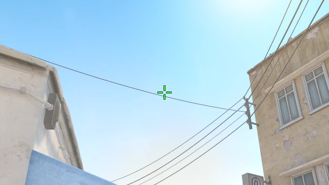 Where to aim before releasing the throw