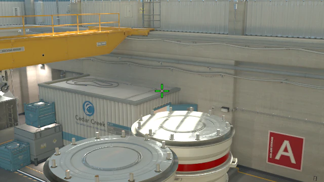 Where to aim before releasing the throw