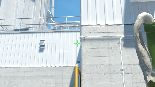 Where to aim before releasing the throw