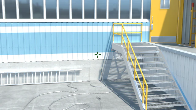 Where to aim before releasing the throw