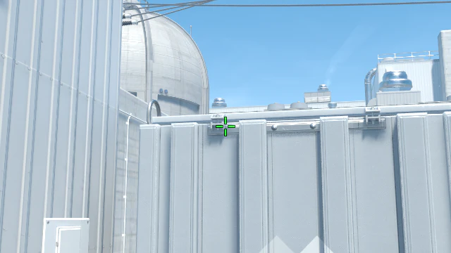 Where to aim before releasing the throw