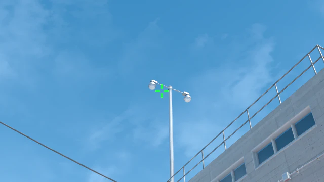 Where to aim before releasing the throw