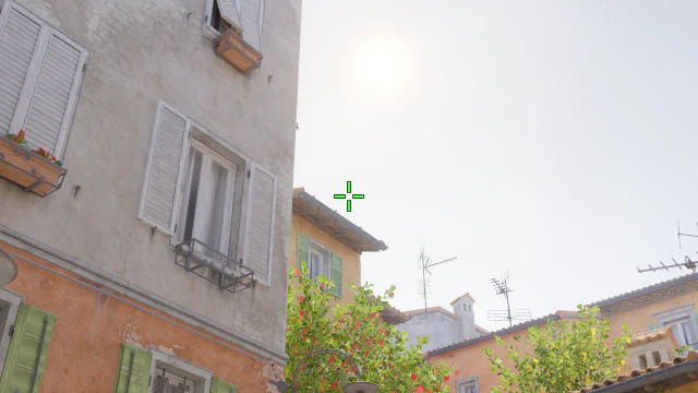 Where to aim before releasing the throw
