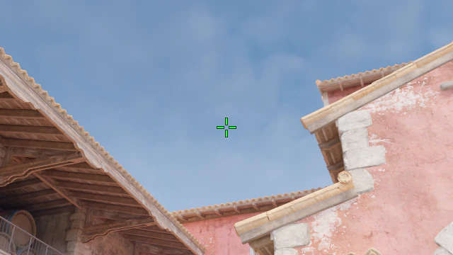 Where to aim before releasing the throw