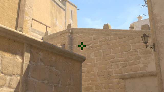 Where to aim before releasing the throw