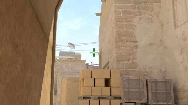Where to aim before releasing the throw