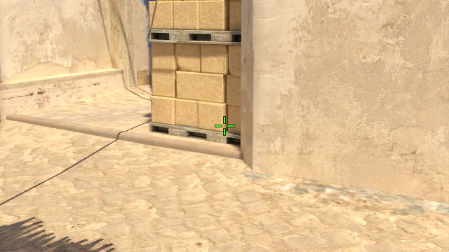 Where to aim before releasing the throw