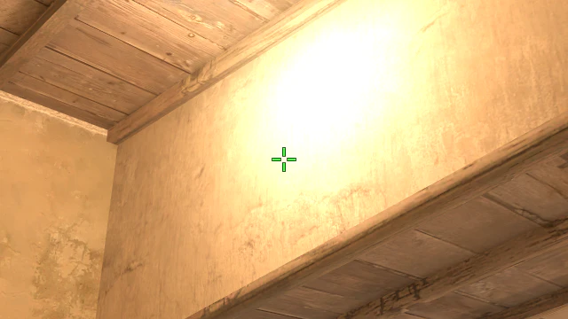 Where to aim before releasing the throw