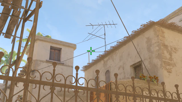 Where to aim before releasing the throw