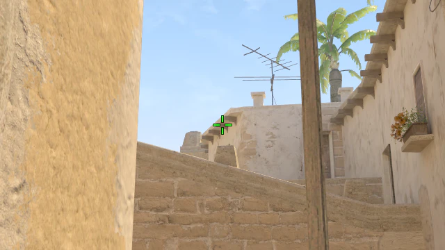 Where to aim before releasing the throw