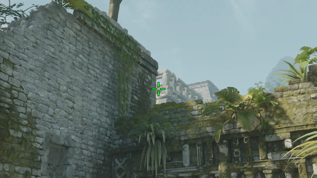 Where to aim before releasing the throw