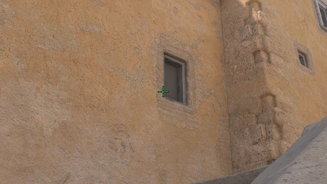 Where to aim before releasing the throw