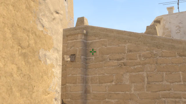 Where to aim before releasing the throw