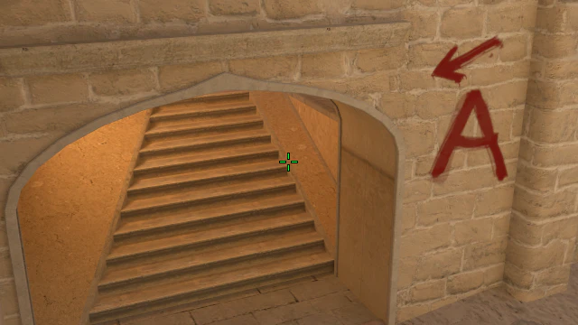 Where to aim before releasing the throw