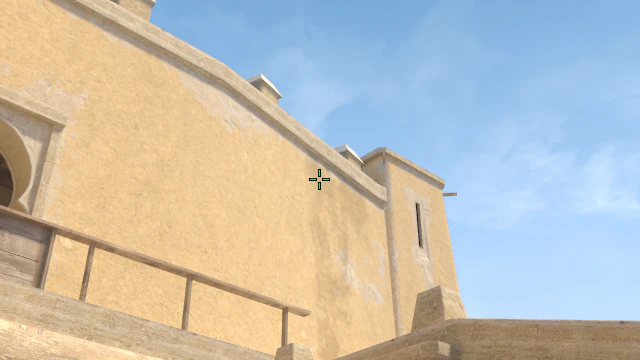 Where to aim before releasing the throw