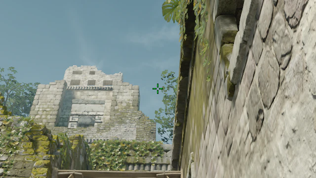 Where to aim before releasing the throw