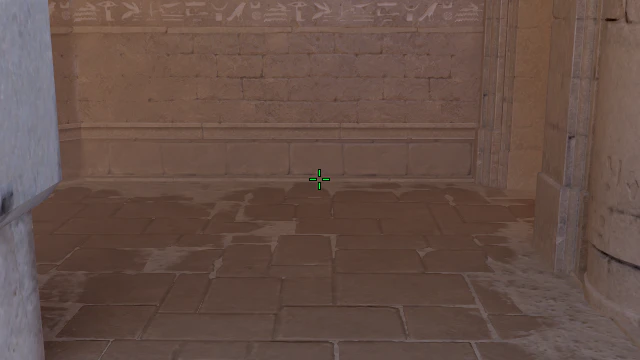 Where to aim before releasing the throw