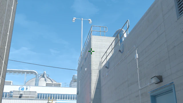 Where to aim before releasing the throw