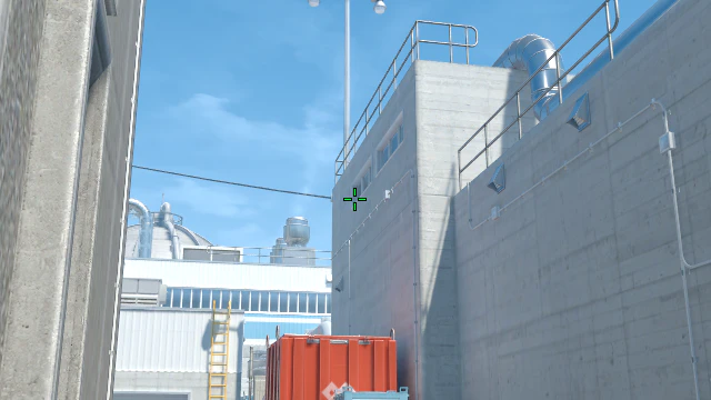 Where to aim before releasing the throw