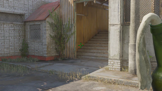 Where to aim before releasing the throw